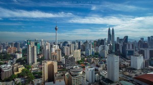 Morning view from Berjaya Times Square Hotel    