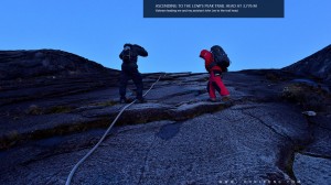 Via Ferrata Crew Ascending to Low's Peak Trail Head       