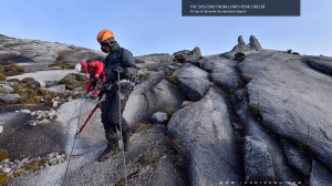 Descending the Low's Peak Circuit from 3776 M         