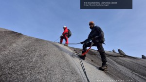 Descending the Low's Peak Circuit from 3776 M                